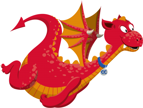 Target 3 / Targed 3 - Flying Dragon Cartoon Png (600x476), Png Download