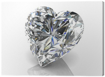 Diamond Jewel Canvas Print • Pixers® • We Live To Change - Diamond (400x400), Png Download