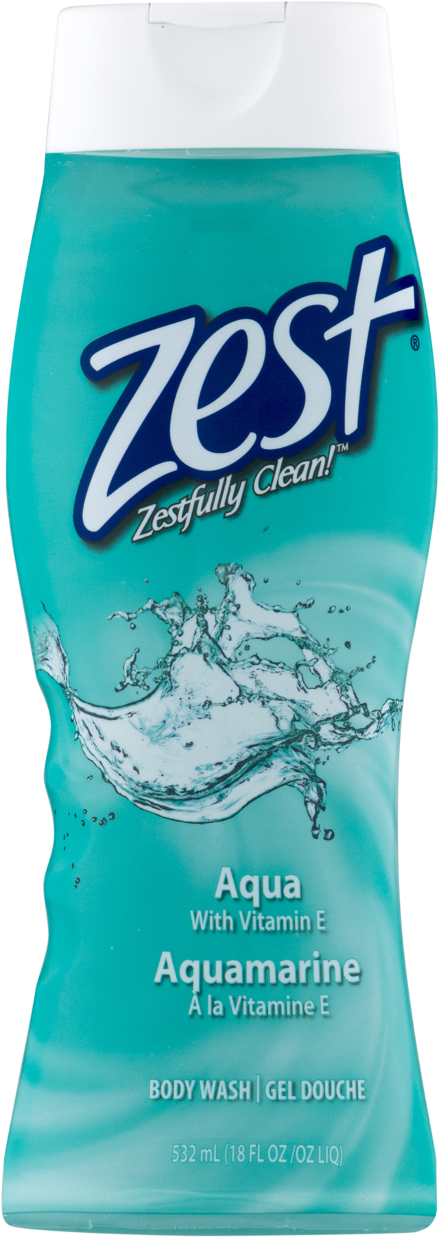 Zest Aqua Body Wash (1800x1800), Png Download