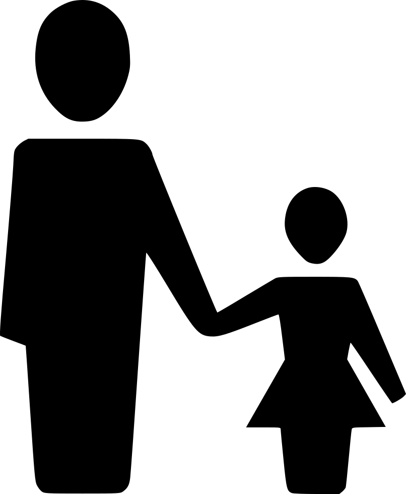 Daughter Siblings Comments - Holding Hands (806x980), Png Download