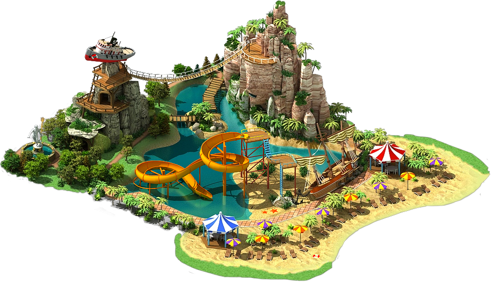 Water Park L3 - Water Park (1003x576), Png Download