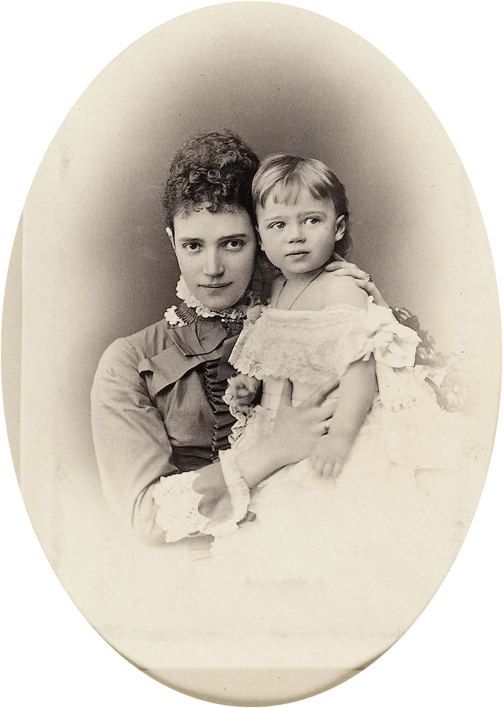 Maria Fyodorovna With Her Daughter Xenia - Maria Feodorovna (1036x1456), Png Download