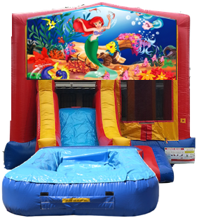 Water Slide - Little Mermaid Water Jumper (360x480), Png Download