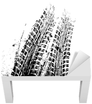Background With Grunge Black Tire Track , Vector Lack - Porsche 917k #20 24h Lemans 1970 Siffert, Redman 1:43 (400x400), Png Download