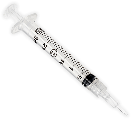 Syringe Options - Plastic Blunt Needle (474x400), Png Download