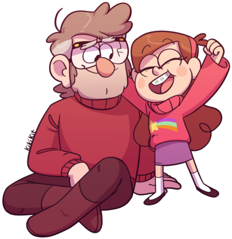 Sweater Twins - Gravity Falls Tumblr Kiki Kit (500x517), Png Download