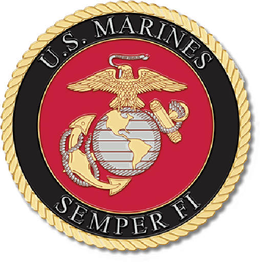 Us Marines Semper Fi Medallion - Marine Corps League (535x528), Png Download