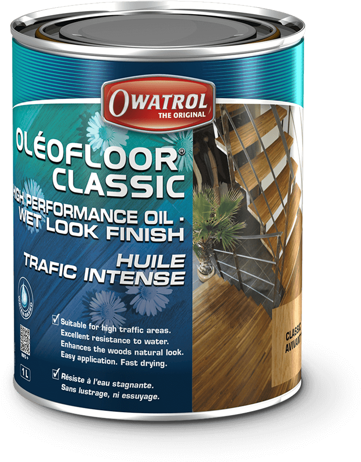Oleofloor Classic 1l Wood Floor Oil - Oleofloor Huile Parquet Et Lambris Classic - 5 Litres (900x1000), Png Download