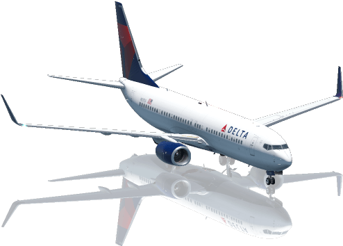 Delta - Boeing 737 Next Generation (800x450), Png Download