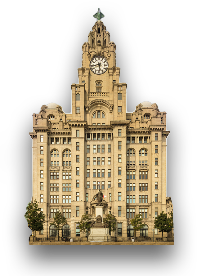 How Tall Is The Liver Building - Royal Liver Building (645x951), Png Download
