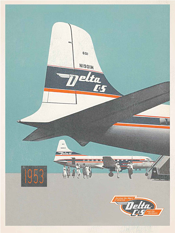 Poster-delta - Annual Report Aviation Company (750x750), Png Download