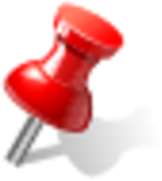 Red Pin Image - Pin Icon (600x600), Png Download