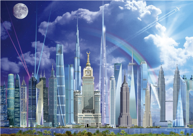 Tall Buildings - Educa Tall Buildings (640x640), Png Download