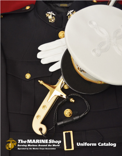 Us Marines Uniform Catalog - The Marine Shop (600x600), Png Download