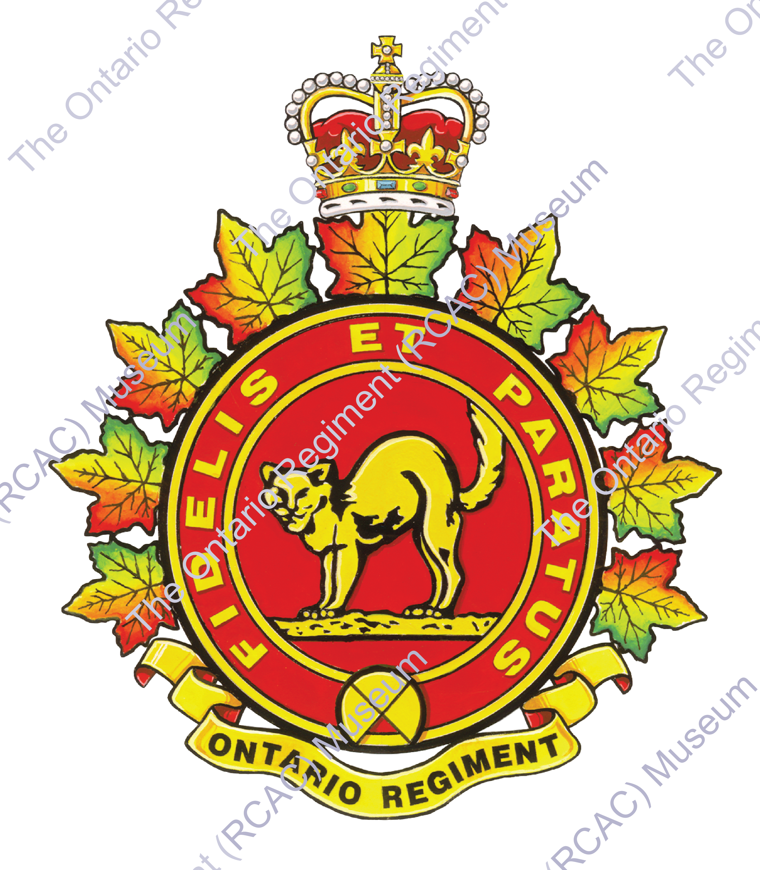 Click To View Larger Version - Ontario Regiment (2550x2918), Png Download