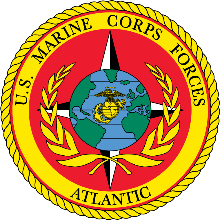 Marines Corps Forces Atlantic - Tni Al Marinir Logo (800x800), Png Download