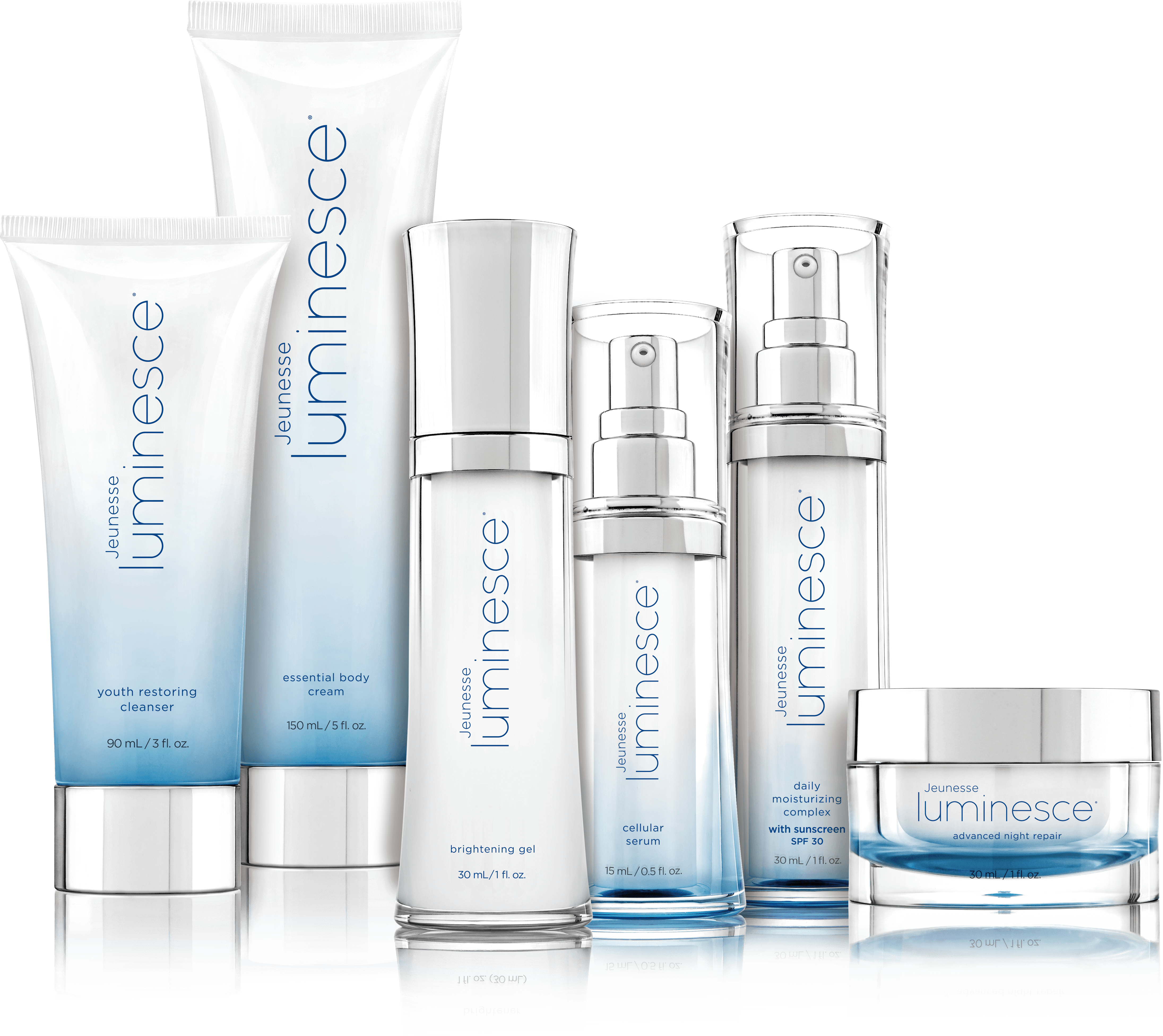 Jeunesse Global Luminesce Skin Care Products - Luminesce Jeunesse (4383x3905), Png Download