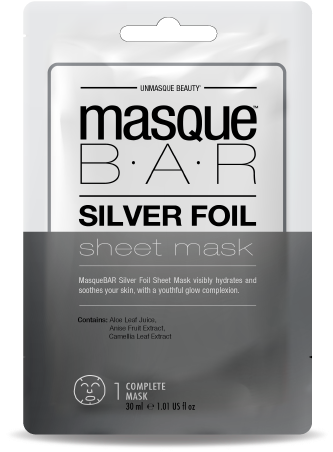 Silver Sheet Mask (338x648), Png Download