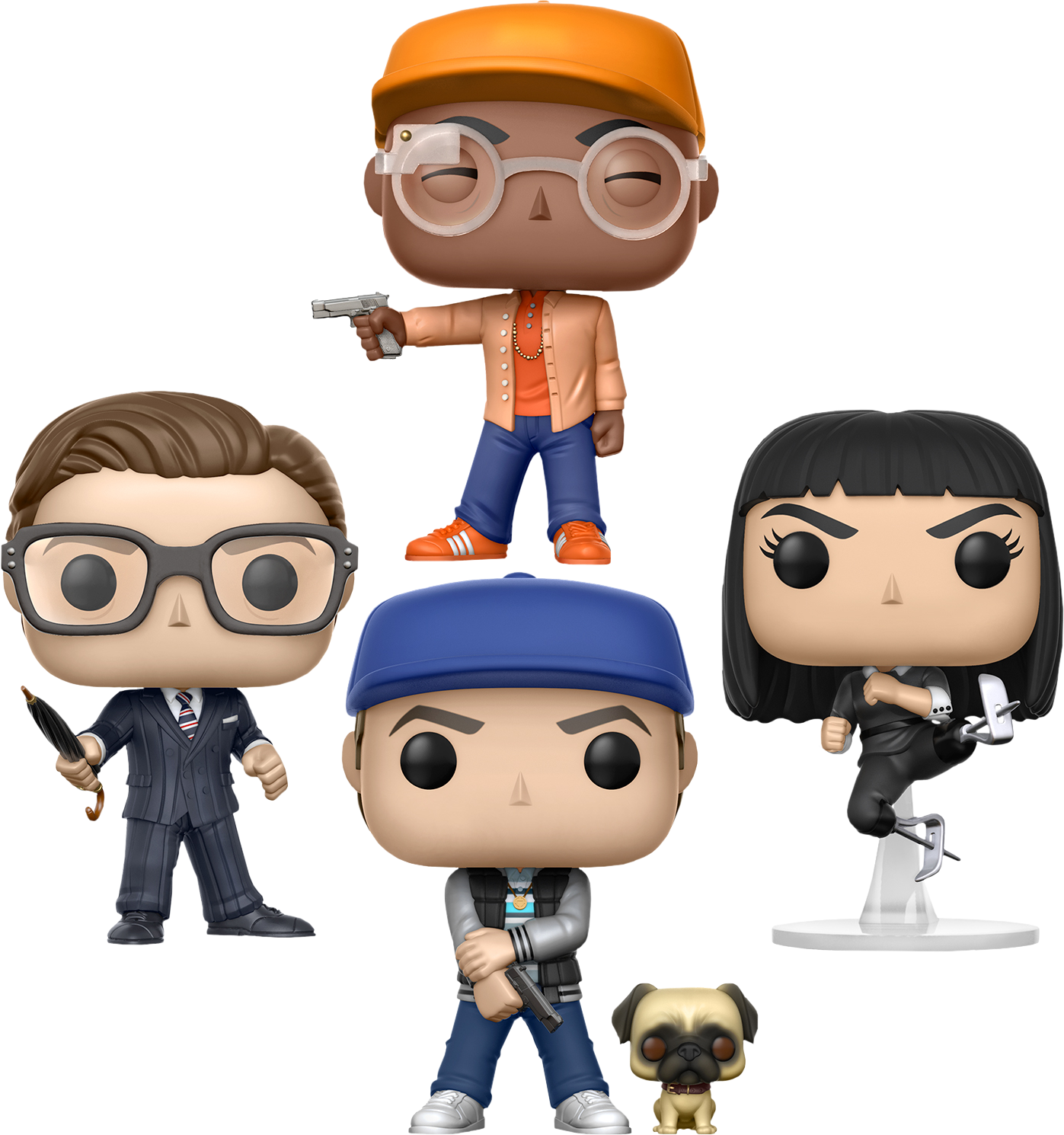 Kingsman - - Kingsman Eggsy Pop! Vinyl Figure (1397x1490), Png Download