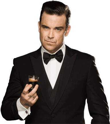 In The Service Of Good Taste - Robbie Williams Bbc Radio 2 In Concert Poster (394x429), Png Download