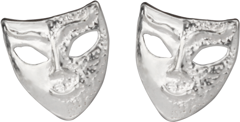 Mask ~ Sleep Without Picking Earrings 999 Sterling - Mask (800x800), Png Download