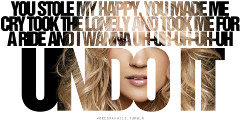 Undo It - Carrie Underwood - Carrie Underwood Lyrics (500x282), Png Download