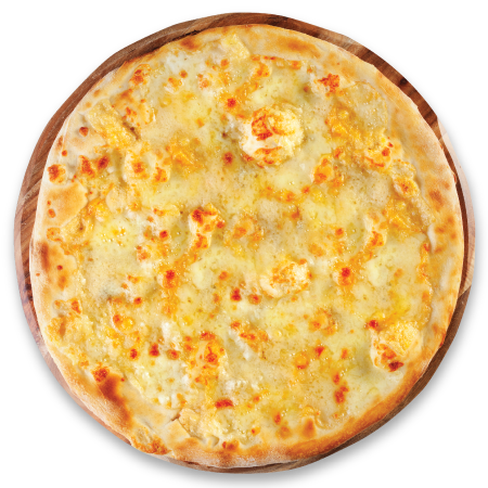 Four Cheese Pizza - Super Cheese Pizza Png (450x450), Png Download