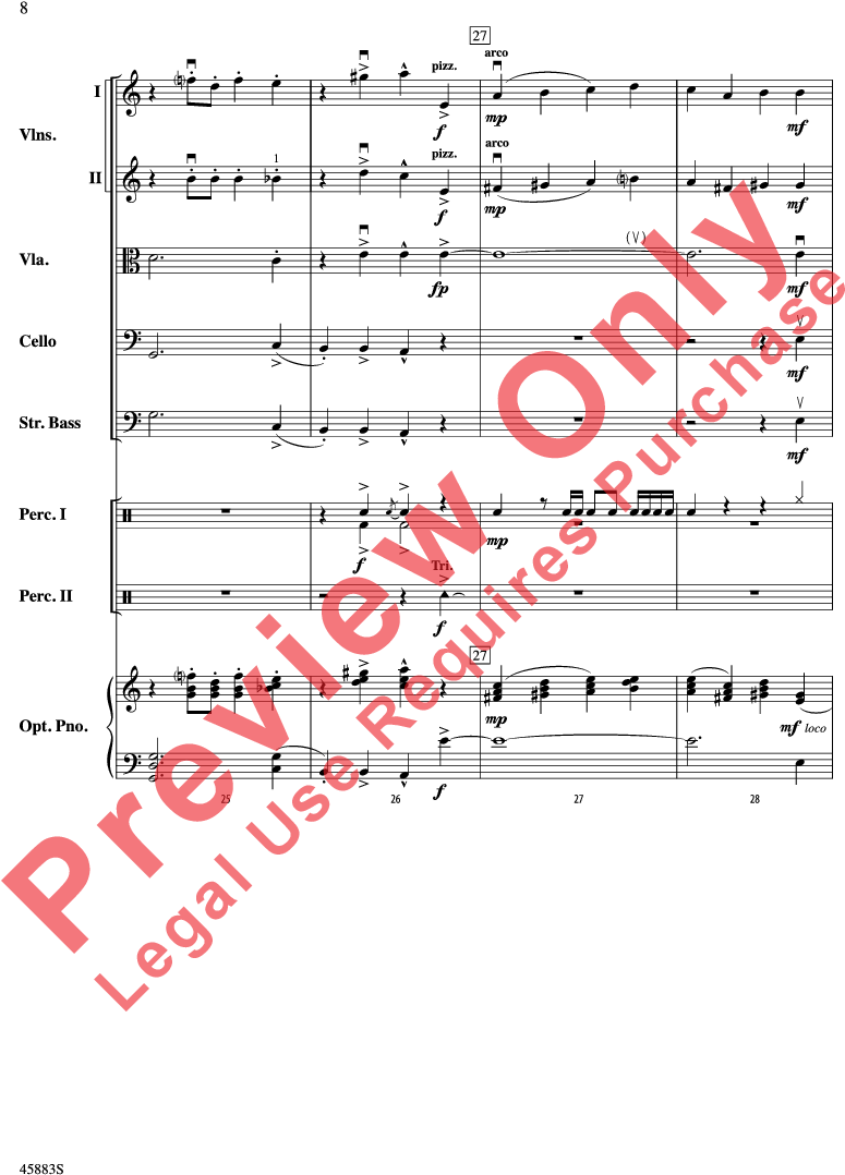 Secret Agent Sugar Plum Thumbnail - Mad Russian's Christmas Violin 1 Sheet Music (864x1152), Png Download