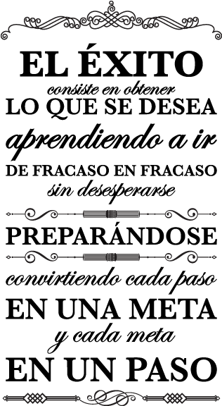 Vinilos Decorativos Citas Y Frases El Éxito - Frases Emotivas De Exito (600x600), Png Download