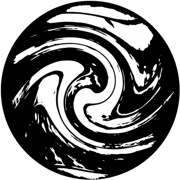 Black Wave Gobo - Wave Gobo (400x400), Png Download