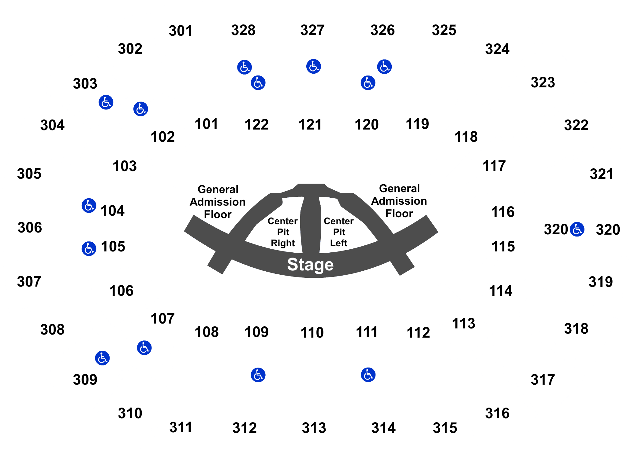 Legend - Bok Seating Chart Luke Combs (2100x1532), Png Download