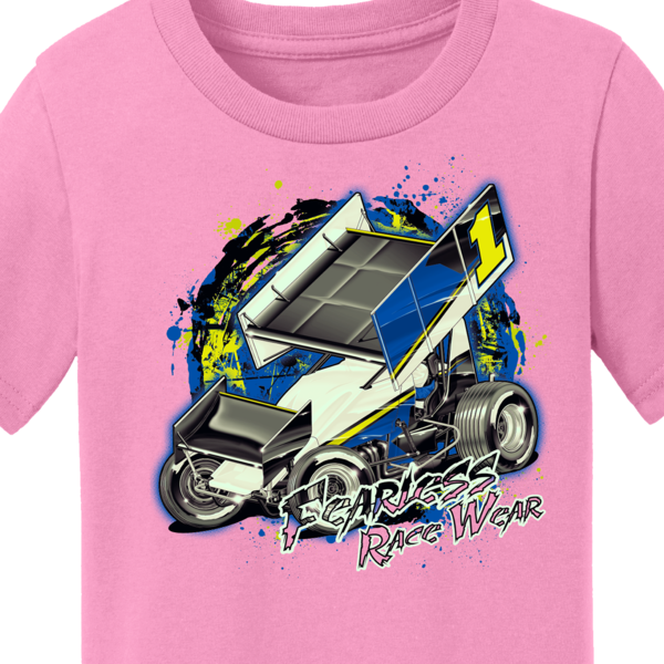 Sprint Car Kids Paint Splat - Child (600x600), Png Download