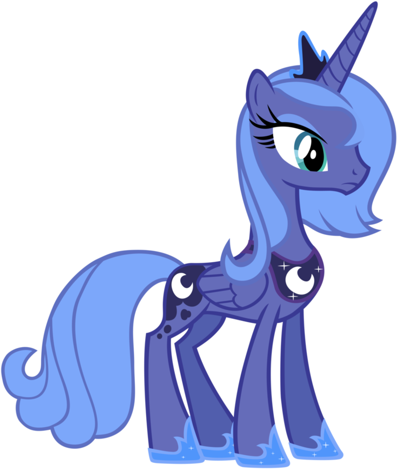 Princess Luna Weak - Little Pony Friendship Is Magic (837x955), Png Download