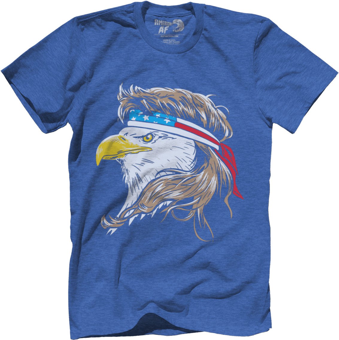 Merican Eagle - Eagle With American Flag Bandana (1200x1200), Png Download