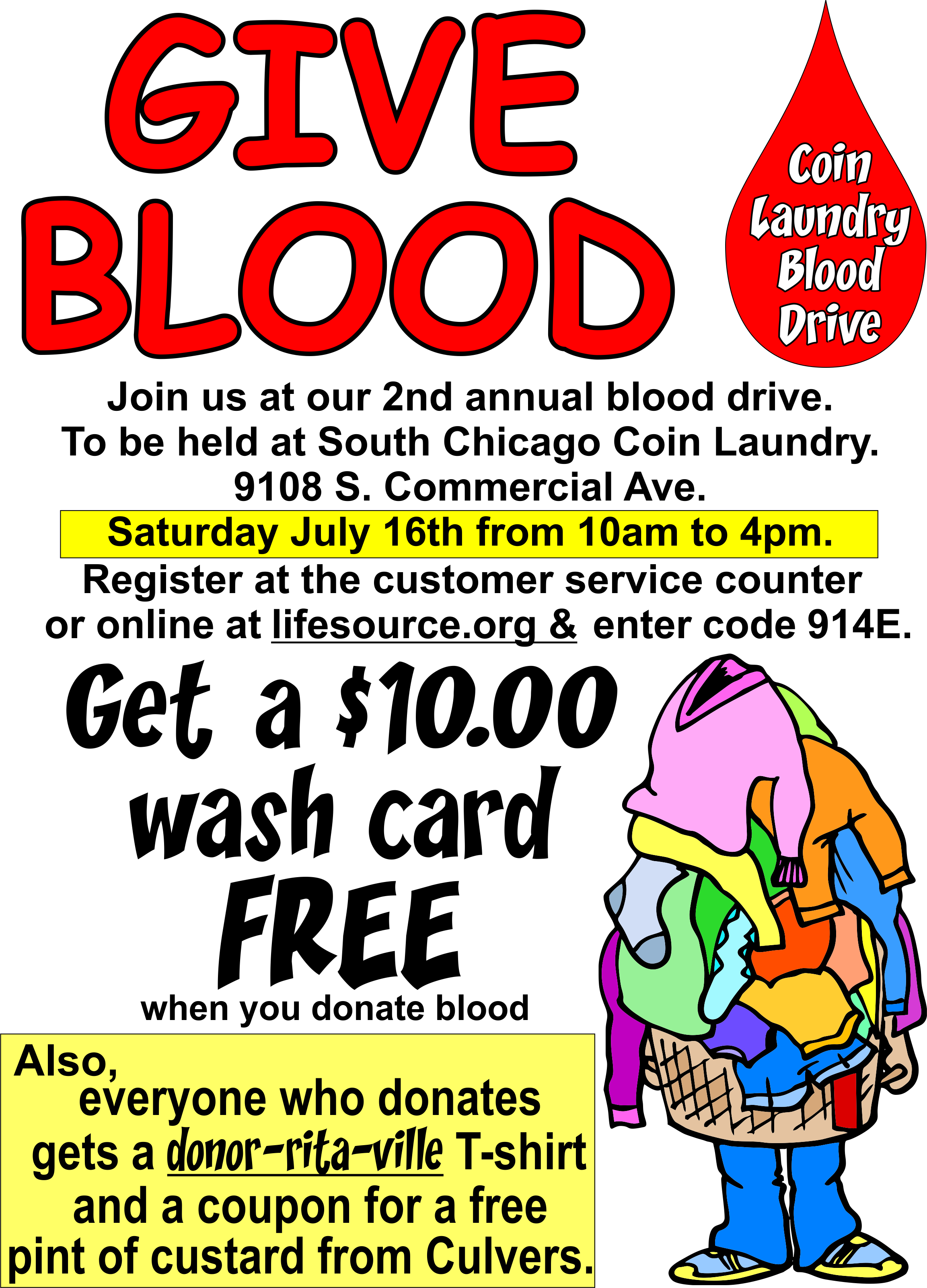 Blood Drive Ad 91st Fb - Housework (2305x3201), Png Download