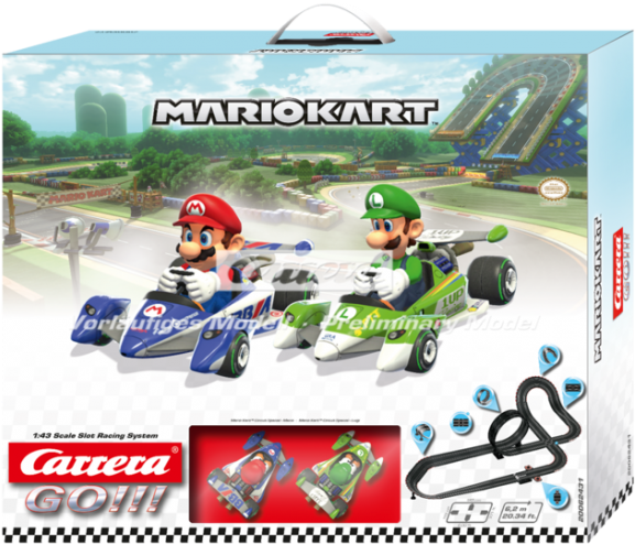 Mario Kart - Mario Kart Carrera Go (688x550), Png Download