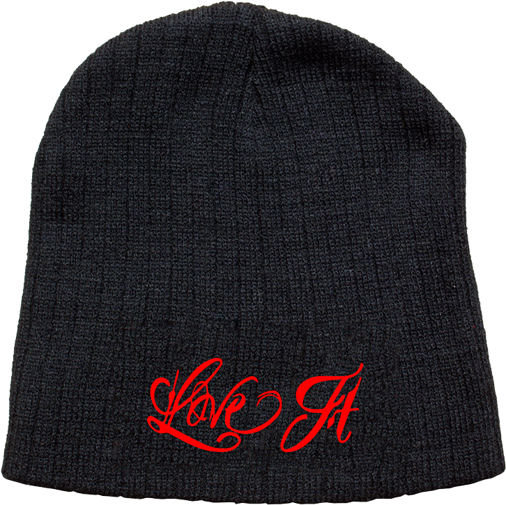 Love It Kill It Beanie Black And Red - 5% Nutrition Love It Kill It Beanie Red Black (769x782), Png Download