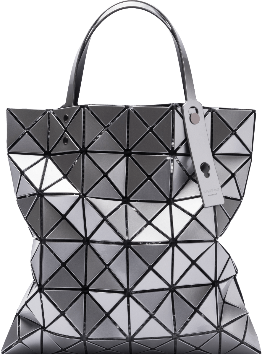 Bao Bao Issey Miyake 3d Tote Silver Ag053 1 - Bao Bao Issey Miyake Lucent Tote Bag (1022x1200), Png Download
