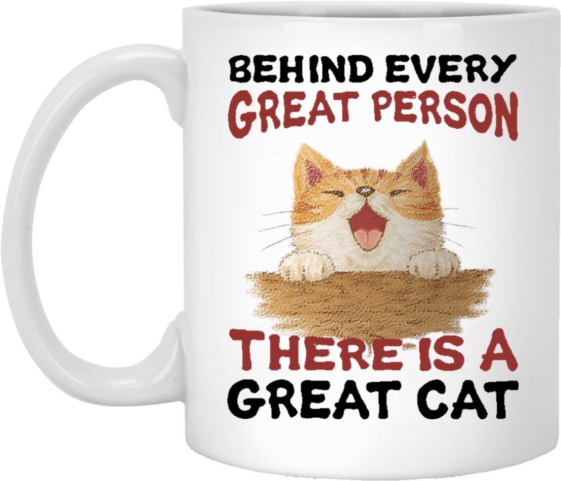Behind Every Great Person - Mug (1155x1155), Png Download