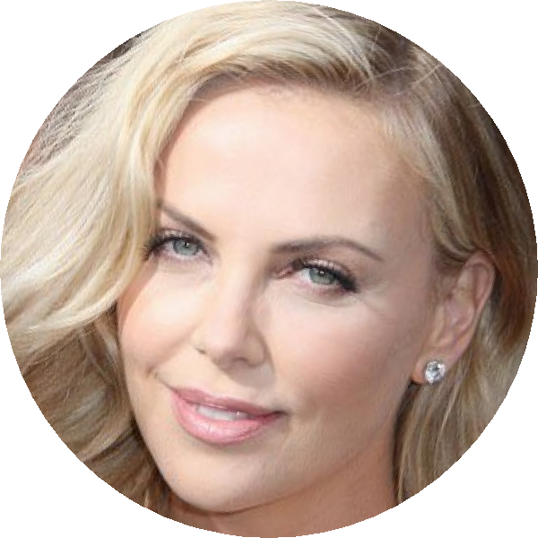 Charlizetheron - Blond (600x600), Png Download