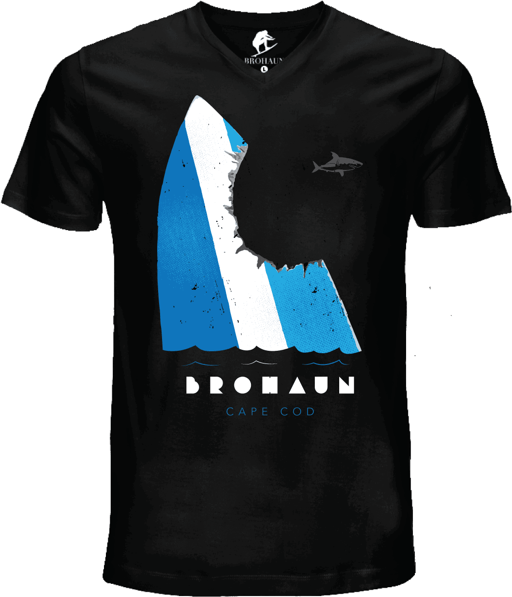 Shark Bite - Active Shirt (1115x1316), Png Download
