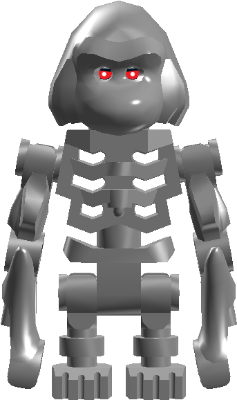 Robot Monkey - Armour (367x606), Png Download