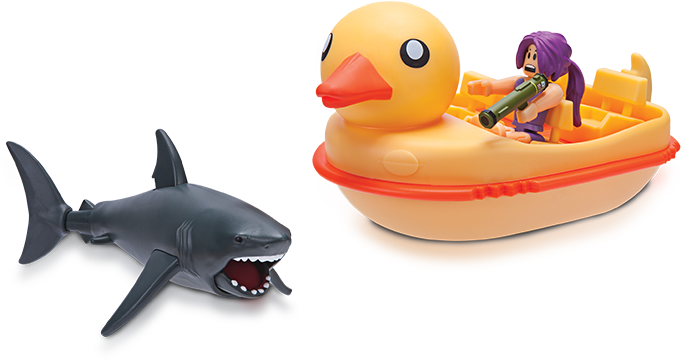 Sharkbite Duck Boat Toy - Roblox Sharkbite Duck Boat Toy (800x800), Png Download