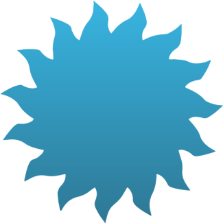 Sun Temporary Tattoo - Clip Art The Sun (350x350), Png Download