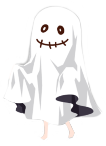 With Mischievous Ghosts Ver - Outerwear (348x479), Png Download