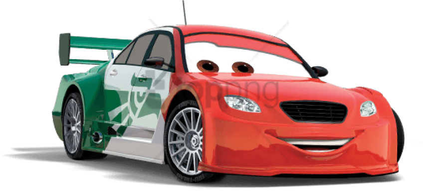 Memo Rojas Jr - Cars 2 Memo Rojas Jr (537x242), Png Download