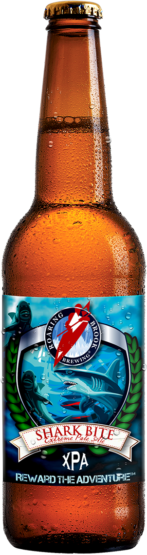 Shark On The Line, Shouted Old New England Fishing - Cerveza Artesana Althaia Y Brew & Roll Costa Este (382x1200), Png Download