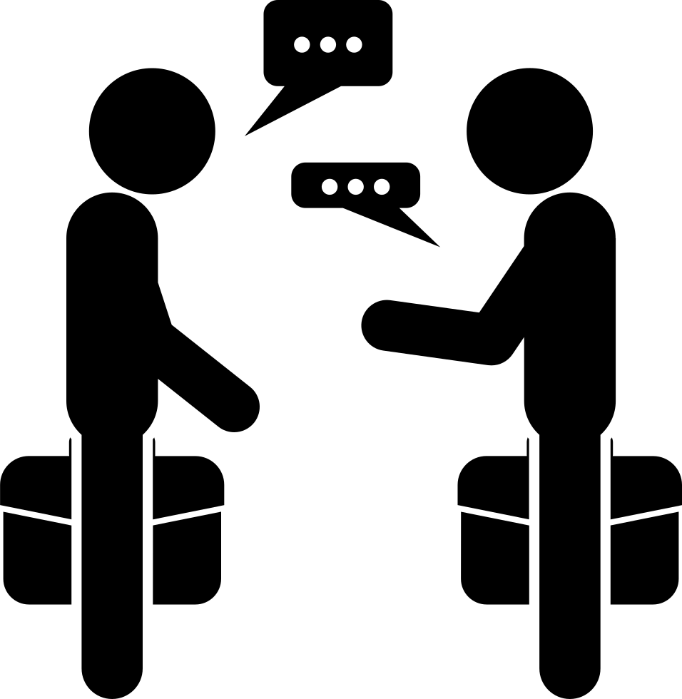 Png File - Two People Talking Icon Png (956x980), Png Download