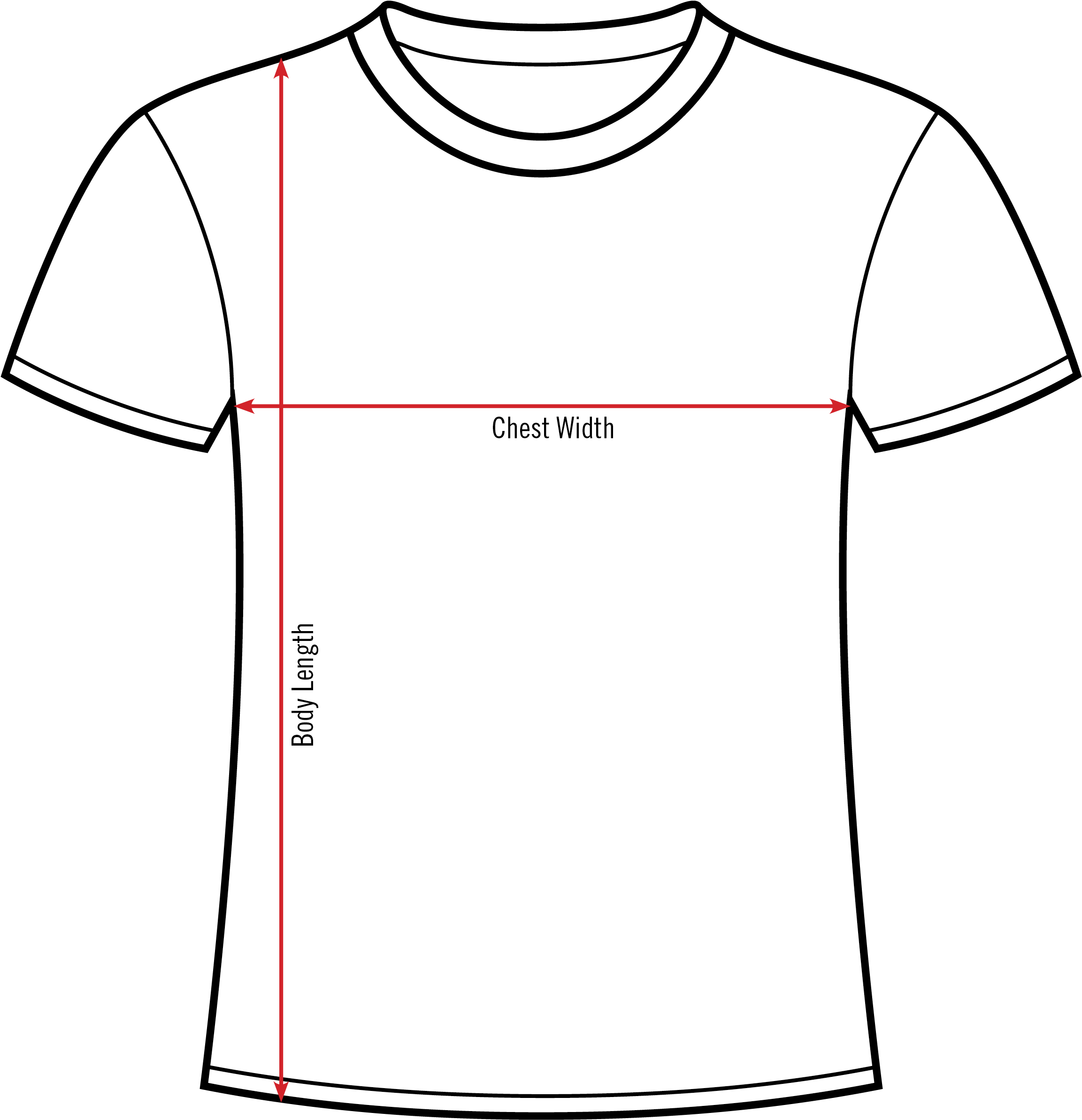 Size Guide - Active Shirt (2550x3300), Png Download