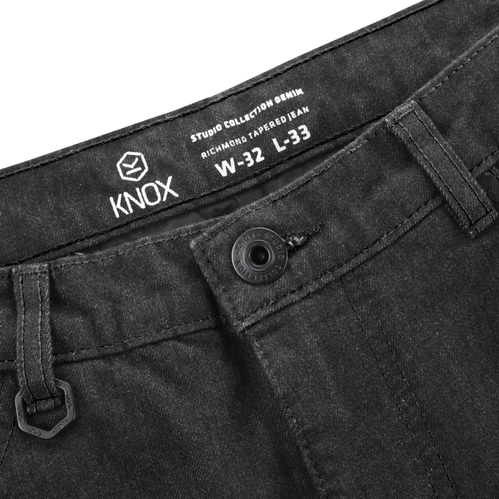 Knox Richmond Mens Denim - Black Jeans Motorcycle S (1024x1024), Png Download